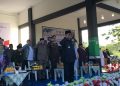 Bupati Ismet Mile saat menjadi inspektur upacara Peringatan Hari Kebangkitan Nasional ke-118 tingkat Kabupaten Bone Bolango yang dirangkaikan dengan Hari Kearsipan ke-55 dan Semarak Hari Ulang Tahun Kabupaten Bone Bolango ke-23 yang digelar di Lapangan Alun-Alun Bone Bolango, Rabu (20/5/2026). (F.Indra/Diskominfo)