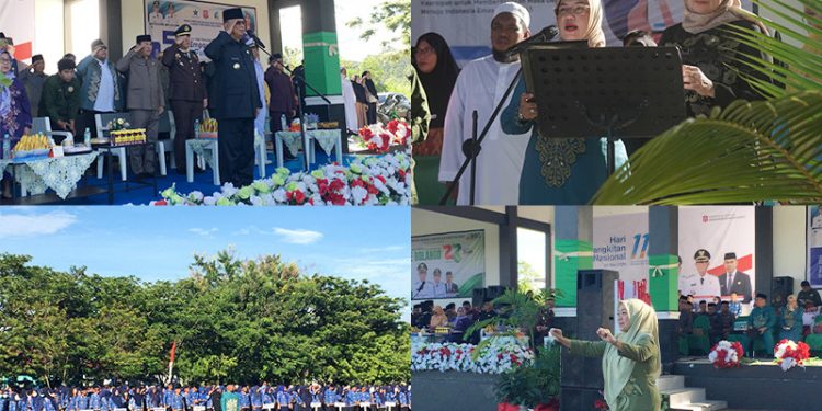 Upacara Hari Kebangkitan Nasional ke-118 tingkat Kabupaten Bone Bolango tahun 2026 di Lapangan Alun-Alun, Rabu (20/5/2026) terasa berbeda. Satu per satu pejabat daerah tampil bukan sekadar sebagai peserta, melainkan mengambil peran langsung di barisan kehormatan upacara.