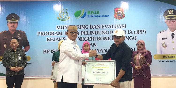 Desa Botutonuo Raih Terbaik I Program Jaksa Pelindung Pekerja di Bone Bolango, Kado Manis di Akhir Masa Jabatan Kades