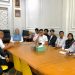 Kepala Bappeda Bone Bolango, Sri Mulyani Lalijo pada Initial Meeting Fasilitasi Replikasi Sumedang Command Centre (CC) secara virtual melalui Zoom Meeting, Rabu (8/7/2026). (F. Istimewa)