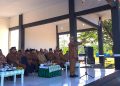 Bupati Ismet Mile saat memimpin Apel Kerja di lingkungan Pemerintah Kabupaten Bone Bolango yang berlangsung di Lapangan Alun-Alun Bone Bolango, Senin (6/7/2026). (F.Indra/Diskominfo)