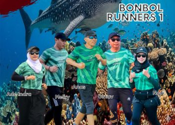 ASN Bone Bolango Ikuti Tantangan Lari Virtual 81 Kilometer Sambut HUT RI