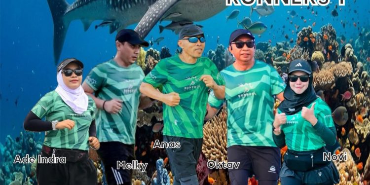 ASN Bone Bolango Ikuti Tantangan Lari Virtual 81 Kilometer Sambut HUT RI