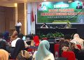 Sekretaris Daerah Bone Bolango, Iwan Mustapa saat menghadiri Evaluasi Pelaksanaan Cek Kesehatan Gratis (CKG) Kabupaten Bone Bolango di Grand Q Hotel Kota Gorontalo, Jumat (3/7/2026). (F.Indra/Diskominfo)