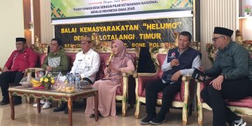 Tim Penilai Lomba Desa dan Kelurahan Provinsi Gorontalo saat melakukan penilaian di Desa Bulotalangi Timur, Kecamatan Bulango Timur, Kamis (9/7/2026). (F.Indra/Diskominfo)