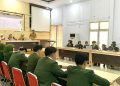 Kunjungan akademik Mahasiswa Hubungan Internasional Universitas Bina Mandiri Gorontalo di Badan Perencanaan Pembangunan Daerah Bone Bolango, Senin (20/7/2026). (F.Istimewa)
