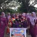 Para anak dari kelompok belajar dan TK saat mengikuti defile pada Peringatan Hari Anak Bone Bolango di Lapangan Alun-Alun, Kamis (23/7/2026). (F.Indra/Diskominfo)