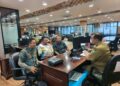 Wabup Risman Tolingguhu didampingi Asisten Perekonomian dan Pembangunan Sekretariat Daerah serta Inspektur Daerah Kabupaten Bone Bolango melakukan konsultasi ke Direktorat Keuangan Daerah Kementerian Dalam Negeri.