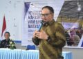 Kepala Dinas Pemberdayaan Masyarakat dan Desa Bone Bolango. Mohammad Rizki Pateda. (F.AKP)