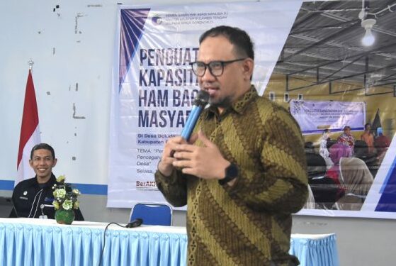 Kepala Dinas Pemberdayaan Masyarakat dan Desa Bone Bolango. Mohammad Rizki Pateda. (F.AKP)
