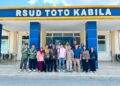 Kunjungan visitasi Rumah Sakit Jejaring dari Fakultas Kedokteran Universitas Sam Ratulangi (Unsrat) Manado ke Rumah Sakit Umum Daerah (RSUD) Toto Kabila, Sabtu (1/8/2026).