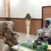 Kunjungan silaturahmi Kepala Lapas Kelas IIA Gorontalo, Junaidi Rison, kepada Bupati Bone Bolango, Ismet Mile di Ruang Kerja Bupati, Selasa (4/8/2026). (F.Indra/Diskominfo)