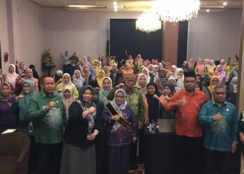 Coaching Clinic Penyusunan SPMI Berdasarkan Rapor Pendidikan Jenjang TK Tahun 2026 yang digelar di Grand Q Hotel, Kota Gorontalo, Kamis (6/8/2026). (F.Indra/Diskominfo)