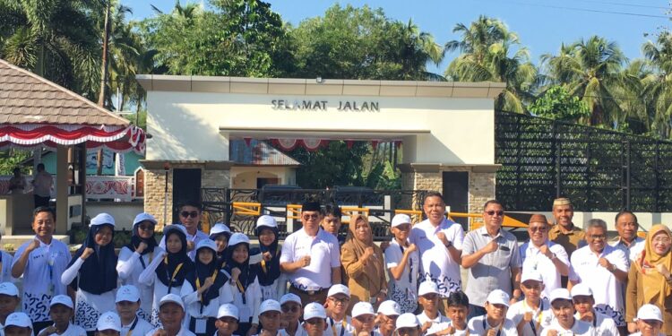 Pembukaan Masa Pengenalan Lingkungan Sekolah Nasional Terintegrasi di BPMP Provinsi Gorontalo, Senin (10/8/2026). (F.Indra/Diskominfo)