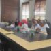 Kepala Dinas Pekerjaan Umum, Penataan Ruang, Perumahan dan Kawasan Permukiman (PUPR-PKP) Provinsi Gorontalo Aries Ardianto saat menerima kunjungan Sekda Iwan Mustapa bersama Tim Percepatan Pembangunan Pinogu (TP3), Rabu (12/8/2026). (F. Munifa/Diskominfo)