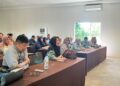 Sekretaris Diskominfo Bone Bolango, Eriana Pajria Ningsih saat mengikuti kegiatan Bimbingan Teknis Pejabat Pengelola Informasi dan Dokumentasi (PPID) serta Sosialisasi Monitoring dan Evaluasi Keterbukaan Informasi Publik Tahun 2026 yang dilaksanakan oleh Pemerintah Provinsi Gorontalo di Oma Caffe, Pohuwato, Rabu (19/8/2026). (F. Indra/Diskominfo)
