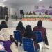 Bupati Ismet Mile saat membuka Bimbingan Teknis (Bimtek) Peningkatan Kapasitas bagi Pengurus Posyandu 6 Bidang Standar Pelayanan Minimal (SPM) Desa Tingkat Kabupaten Bone Bolango Tahun 2026 di BPU Kabila, Senin (24/8/2026). (F.Indra/Diskominfo)