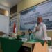 Bupati Bone Bolango, Ismet Mile saat menghadiri Sosisalisasi Hasil Rakernas X PKK Tahun 2025 bagi T.P PKK Kabupaten, Kecamatan, Desa dan Kelurahan oleh T.P PKK Provinsi Gorontalo di Aula Bappeda Litbang Bone Bolango, Kamis (26/8/2026).
