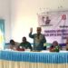 Bupati Ismet Mile saat membuka Bimbingan Teknis (Bimtek) Peningkatan Kapasitas bagi Pengurus Posyandu 6 Bidang Standar Pelayanan Minimal (SPM) Desa Tingkat Kabupaten Bone Bolango Tahun 2026 untuk wilayah Suwawa Cs di Aula Kantor Desa Boludawa, Kecamatan Suwawa, Kamis (27/8/2026). (F.Indra/Diskominfo)