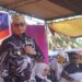 Bupati Ismet Mile saat menghadiri Kick Off Reakreditasi RSUD Toto Kabila sekaligus Soft Launching SITATA-RSTK dan Inovasi Pagar Pasien di halaman RSUD Toto Kabila, Jumat (11/9/2026). (F. Onal/Prokopim)