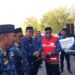 Sekda Iwan Mustapa saat menyerahkan SK Pensiun dan Santunan Korpri kepada Yusbar Ismail yang telah memasuki masa pensiun, Senin (21/9/2026)