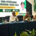 Bupati Ismet Mile saat membuka Bimbingan Teknis Pengelolaan Dana Bantuan Operasional Satuan Pendidikan (BSOP) Tahun 2026 di Grand Q Hotel Kota Gorontalo, Selasa (22/9/2026).