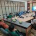 Sekretaris Daerah Bone Bolango, Iwan Mustapa yang juga Ketua Harian TP2DD Kabupaten Bone Bolango saat mengikuti Rapat Koordinasi Nasional (Rakornas) Pengendalian Inflasi dan Percepatan dan Perluasan Digitalisasi Daerah (P2DD) secara virtual di Ruang Rapat Sekda, Kamis (24/9/2026).