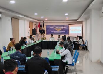 Rapat Koordinasi Tim Pengawasan Orang Asing (TIMPORA) tingkat Kabupaten Bone Bolango yang digelar di Hotel Toewawa, Selasa (29/9/2026).