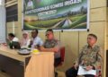 dalam Rapat Koordinasi Komisi Irigasi bersama Balai Wilayah Sungai (BWS) Wilayah II, BMKG Gorontalo, serta Balai Besar Penerapan Modernisasi Pertanian (BBRMP) Provinsi Gorontalo di Aula Bappeda Litbang Bone Bolango, Rabu (14/10/2026).