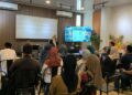 Kepala Bappeda Litbang Bone Bolango, Sri Mulyani Lalijo pada Sosialisasi Rencana Pembangunan Kawasan Perdesaan yang dihadiri jajaran OPD dan unsur terkait di Naffil Cafe dan Resto, Jumat (2/10/2026). (F.Lili/Bappeda)