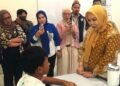 Wakil Gubernur Gorontalo, Idah Syahidah Rusli Habibie, saat meninjau ruang kelas SNT 6 Bone Bolango di Balai Penjaminan Mutu Pendidikan (BPMP) Gorontalo, Jumat (16/10/2026). (F. Indra/Diskominfo)