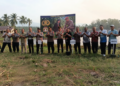 Sekretaris Daerah Bone Bolango saat menghadiri kegiatan Green Policing dalam rangka Penanaman Pohon di Kawasan Danau Perintis Suwawa, Jumat (23/10/2026)
